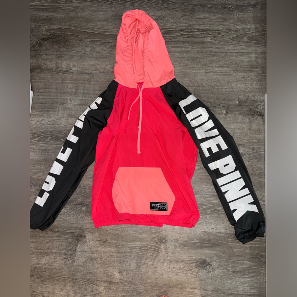PINK Victoria's Secret Red and Pink Jacket